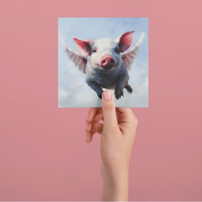 Invitation Quand les porcs volent (Créateur téléchargé)