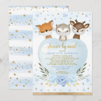 Quarantine Woodland Baby shower d'amour par courri