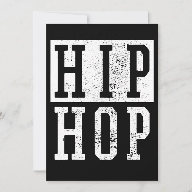 Invitation Quartier de la vieille école, 90 ans, Hip hop rap  (Devant)