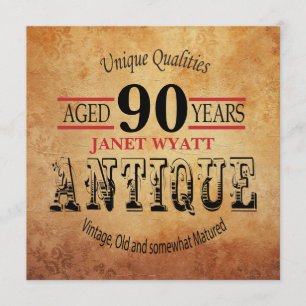 Invitation quatre-vingt-dixième Cru de l'invitation   de fête