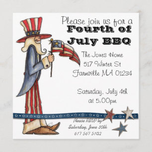 Invitation Quatrième d'invitation de juillet