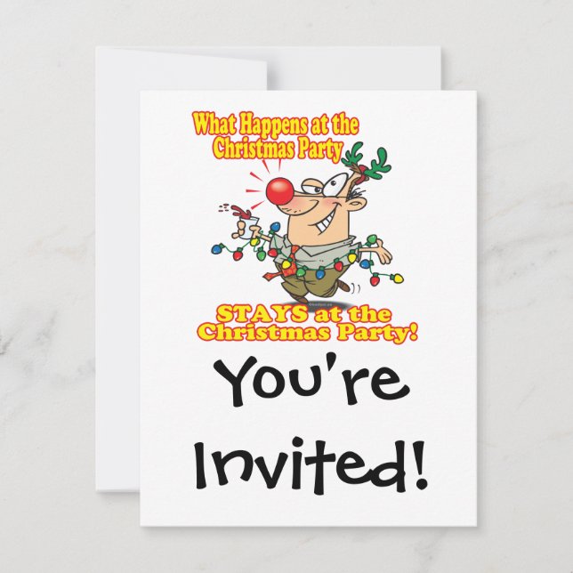 Invitation que se passe-t-il pour les séjours de noël (Devant)