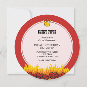 Invitation Queen Grill