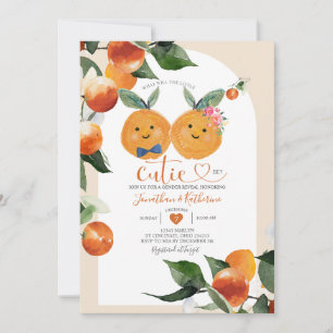 Invitation Quel sera le petit mignon Orange Genre Reveal