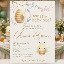 Quelle révélation de sexe pour bébé abeille