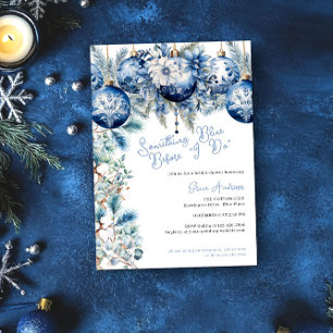 Invitation Quelque chose de bleu avant de faire Fête des mari