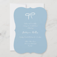 Quelque chose de bleu Fête des mariées Bow