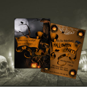 Invitation Quelque Chose De Déchirant Halloween