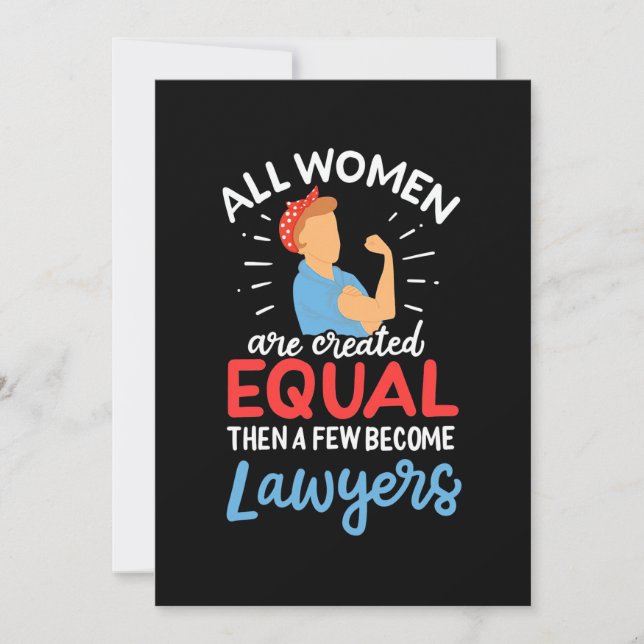 Invitation Quelques femmes deviennent avocates (Devant)