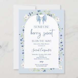 Invitation Quelqu'un Berry Sweet Baby shower
