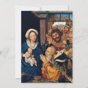 Invitation Quentin Matsys - L'Adoration des Mages