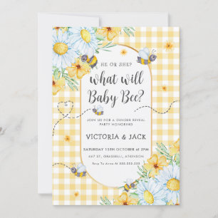 Invitation Qu'est-ce que Baby Bee Jaune En vichy la révélatio