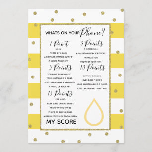 Invitation qu'est-ce qu'il y a sur votre baby shower de télép
