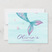 Queue de sirène d'anniversaire