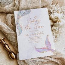 Queue de sirène sous la mer