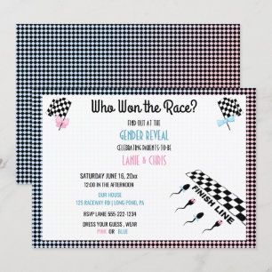Invitation Qui a gagné la révélation du sexe de la course Fun