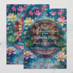 Invitation Quiet Devenir   Conception de Fleur de Lotus