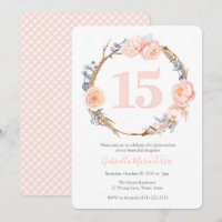 Quince 15ème anniversaire de fête pour fille latin