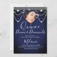 Quince Denim Diamants Gemme Perles Photo 