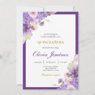 Invitation quinceañera