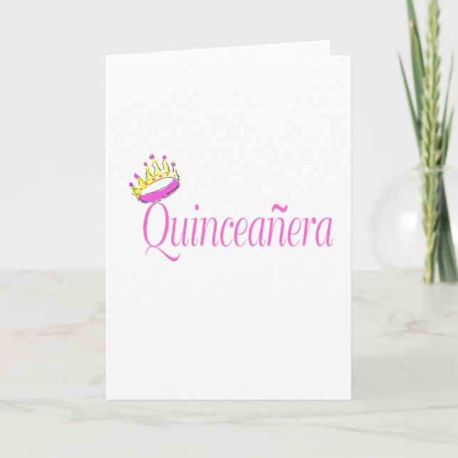 Invitation Quinceanera (Devant)