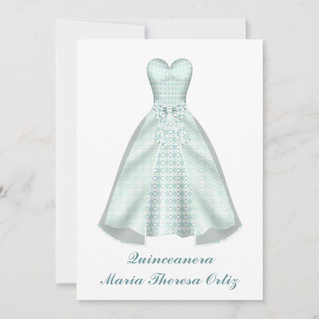 Invitation Quinceanera 15e Anniversaire (Devant)