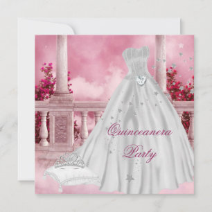 Invitation Quinceanera 15ème 15 Anniversaire fête Tiara