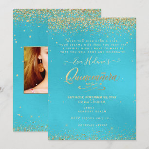 Invitation Quinceañera, Écrit dans l'étoile, do-it-yourself A