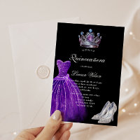 Quinceañera Exclusive Reine Diamant Violet