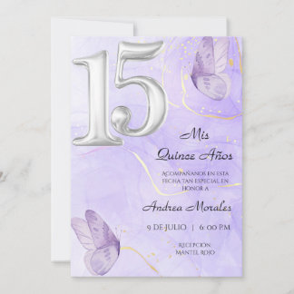 Invitation Quinceañera invitation, Mis Quince 15 años