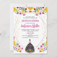 Quinceanera Mexicaine Fiesta Black Princesse robe