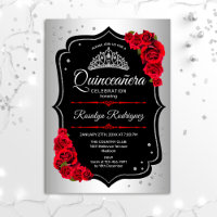 Quinceanera - Noir Argent Rouge