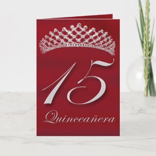 Invitation Quinceañera pour le 15ème anniversaire