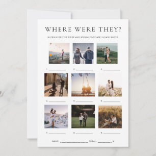 Invitation Quinn Où Étaient-Ils Vacances Jeu Photo