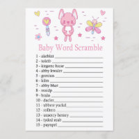 Rabbit rose Bébé Mot Débauche Jeu