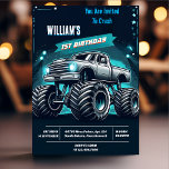 Invitation Race Kids Boy Cars Cool Monster Camion 1er anniver<br><div class="desc">Revenez à la fête avec notre "Race Kids Boy Cars Cool Monster Truck 1st Birthday Invitation!" Cette conception dynamique prépare le terrain à une célébration à haute octane avec voitures cool et camions monstres. Que votre petit soit un passionné de voiture ou que vous planifiez une fête sur le thème...</div>