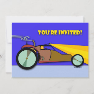 Invitation Racing Anniversaire Invitation, Dune Buggy
