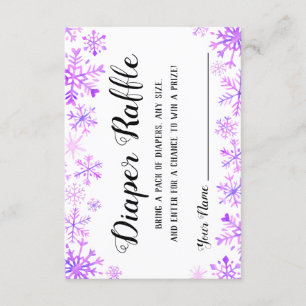 Invitation Raffle de couches - Bébé il fait froid dehors