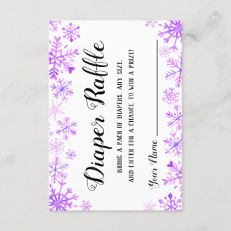 Invitation Raffle de couches - Bébé Il fait froid dehors