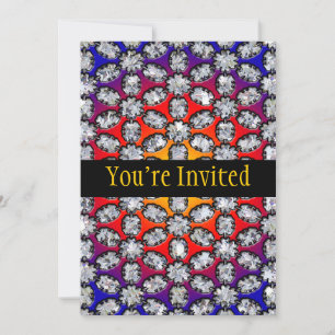 Invitation Rainbow & Diamond Beauty