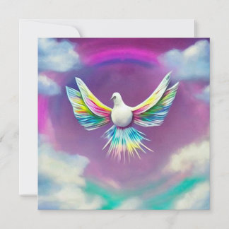 Invitation Rainbow Dove