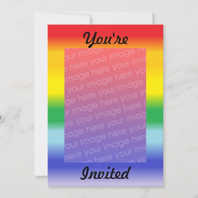 Invitation Rainbow v1 (Devant)