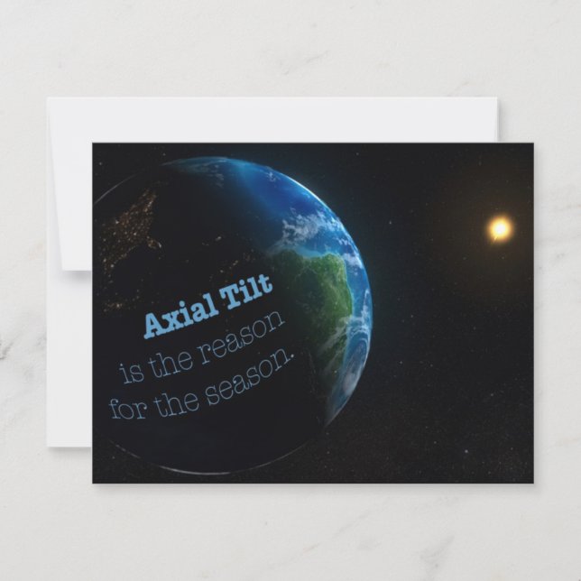 Invitation Raison de l'invitation de saison (Devant)