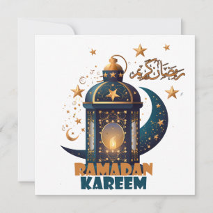 Invitation Ramadan Kareem Mubarak Lanterne ramadan 2024