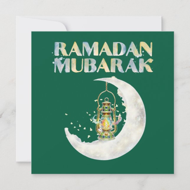 Invitation Ramadan Moubarak (Devant)