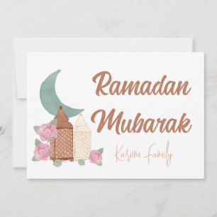 Invitation Ramadan Moubarak Décor sur mesure Nom de la décora