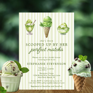 Invitation Ramassée par son parfait Matcha à la Baby Shower d
