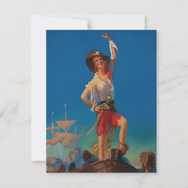 Invitation Ramener le trésor d'Edward Mason Egglest (Devant)