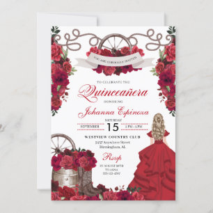 Invitation Ranchero Quinceanera