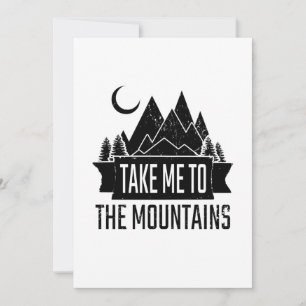 Invitation Randonnée - Emmène-moi dans les montagnes